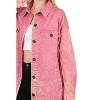 Women's Oversized Vintage Washed Shacket - ZENANA - 2 of 2