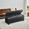 VASAGLE EKHO Collection - Storage Ottoman Bench Entryway Bedroom Bench 25 Gallons Safety Hinges Loads 660 lb - 2 of 4