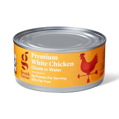 Premium White Chunk Chicken in Water - 10oz - Good & Gather™