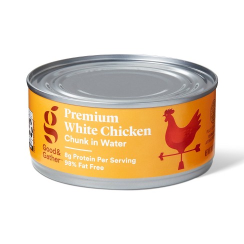 Premium White Chunk Chicken in Water - 10oz - Good & Gather™ - image 1 of 2