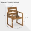 Arceso Patio Table and Chairs set , HDPS 5-Piece Outdoor Dining Set, Patio Furniture for Deck, Poolside, and Backyard - 2 of 4