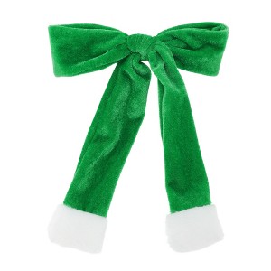 Unique Bargains Christmas Bow Hair Clips for Christmas 7.87"x5.91" 1 Pc - 1 of 4
