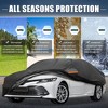 Unique Bargains Waterproof 210D-PU Oxford Car Cover - 2 of 4