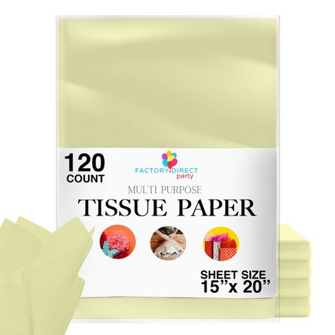 High-Quality White Tissue Paper, 15x20 inch