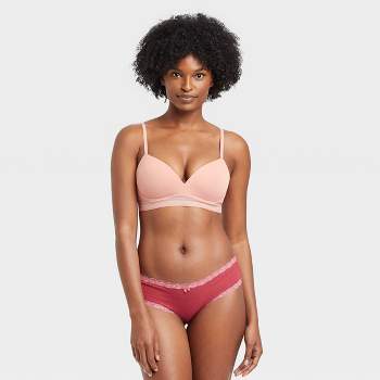 Women's High Cut Lace Bikini Underwear - Auden™ Plum Purple Xs : Target