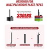 Pulley System for Home Gym, LAT Pulldown Cable Machine Pulley Attachment for Triceps, Biceps Curl, Back, Forearm, Shoulder Home Gym Equipment - 3 of 4