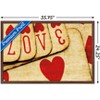 Trends International Tom Quartermaine - Playing Cards with Love Framed Wall Poster Prints - 3 of 4