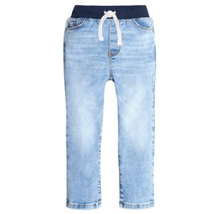 Gerber Toddler Neutral Denim Skinny Jeans - 1 of 4