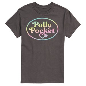 Men's - Polly Pocket - Polly Pocket Ombre Logo Short Sleeve Graphic T-Shirt - 1 of 4