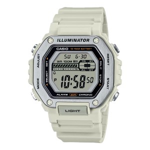 Casio Men's Heavy-Duty Digital Sport Watch with White Band - MWD-110H-8AV - 1 of 2