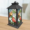 Briarwood Lane Winter Lantern 13.5" x 5.5" x 5.5" Snowy Cardinals For Winter Lantern - 2 of 3