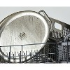 All-Clad 15 Inch Oval Baker with 2 Red Pot Holders, Stainless Steel, Gourmet Accessories - 3 of 4