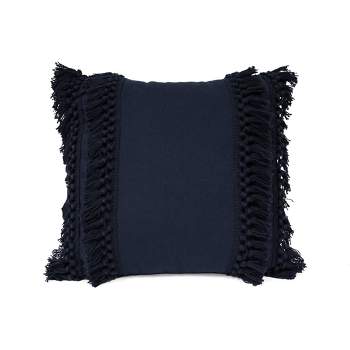 20"x20" Oversize Modern Tassel Square Throw Pillow - Lush Décor