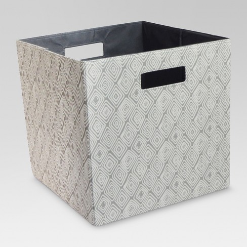 fabric storage bin cube target threshold