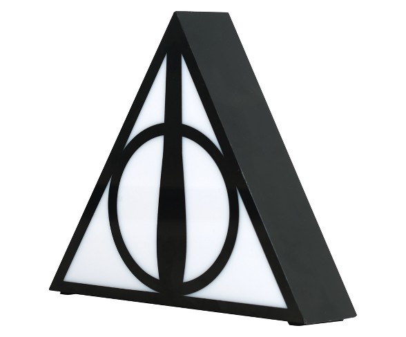 Harry Potter Deathly Hallows Lamp Black/White