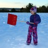 Flexible Flyer Kid's Snow Shovel: Plastic & Wood Sled, 150lb Capacity - 3 of 3