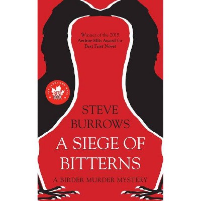 A Siege of Bitterns - (Birder Murder Mystery) by  Steve Burrows (Paperback)