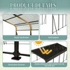Metal Carport Car Port，Heavy Duty Metal Carport Kit with Galvanized Steel Roof, Outdoor Storage Canopy and Multi-Use Garage Shed for Cars and Trucks - 3 of 4