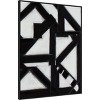 32" x 42" Topographic V by Rob Delamater Framed Canvas Wall Art Print - Amanti Art: Modern Style, Polystyrene Frame, Lithograph Medium - 2 of 4