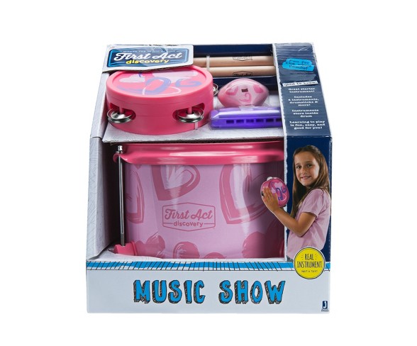 First Act Discovery - Pink Hearts Music Show - Percussion Pack