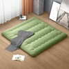 Costway Twin/Full/Queen/King Futon Mattress Japanese Floor Sleeping Pad Washable Cover Carry Bag Green - 2 of 4