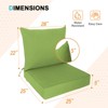 EAGLE PEAK Outdoor Deep Seat Patio Seat Cushion Set - 3 of 4