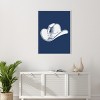 Amanti Art Navy Blue Cowboy Hat by Jolly and Dash Canvas Wall Art Print Framed - 4 of 4