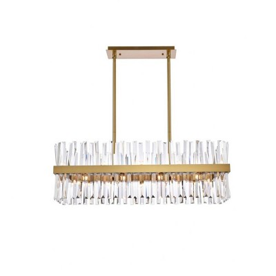 Elegant Lighting Serephina 20 - Light Chandelier in  Satin Gold