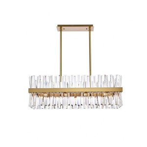 Elegant Lighting Serephina 20 - Light Chandelier in  Satin Gold - 1 of 4