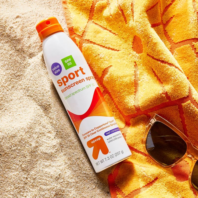 Continuous Sport Sunscreen Spray - SPF 50 - up & up™, 3 of 8