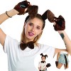 Joyfy Fun Halloween Animal Puppy Costume Kit, Ears & Tail for Adults & Kids, Perfect for Cosplay Costume Parties - 2 of 4