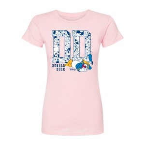 Women's - Disney - Donald Ears Fitted Graphic T-Shirt - 1 of 1