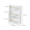FONTOI 3 Tier Kids Book Shelf, Toy Storage Organizer, Kids Book Rack, Helps Keep Bedrooms and Playrooms Organized, White, 22.83*7.09*31.5 - 2 of 4