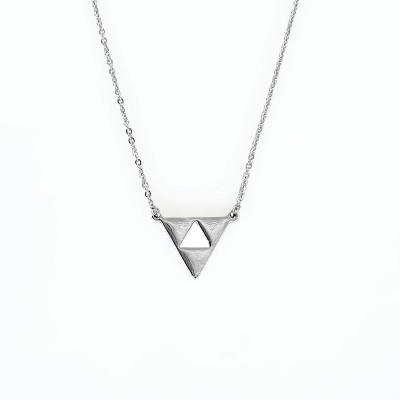 Sanctuary Project Triangle Necklace Silver