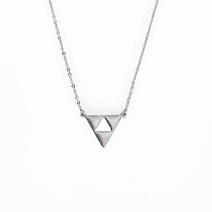 Sanctuary Project by sanctuaire Triangle Necklace Silver - 1 of 3