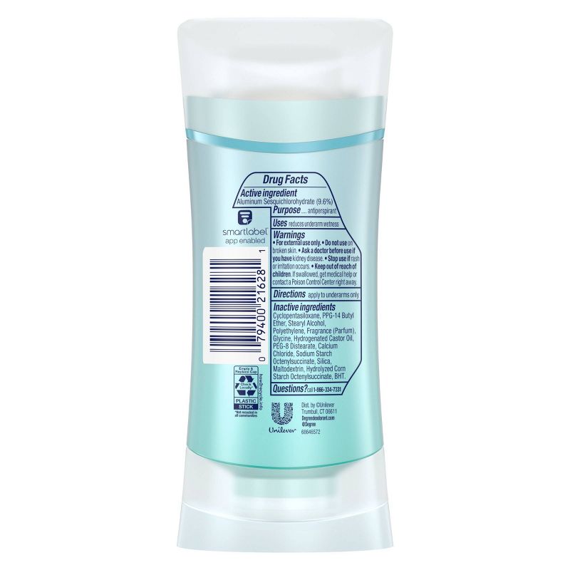 Degree Ultra Clear Pure Clean Antiperspirant & Deodorant - 2.6oz, 4 of 10