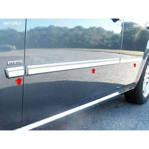 QAA is Compatible with 2005-2008 Dodge Magnum 6 Piece Stainless Rocker Panel Trim, Insert Kit, 1" Width TH45922 - 1 of 4