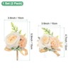 Unique Bargains Wedding Prom Parties Special Events Artificial Wrist Corsage 1 Set - 3 of 4