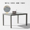 Okak 2PCS Outdoor Patio Chaise Lounge with 1 Side Table,Outdoor Pool Chaise Recliner Chairs for Indoor&Outdoor Use,Patio Furniture Set,Gray - 4 of 4
