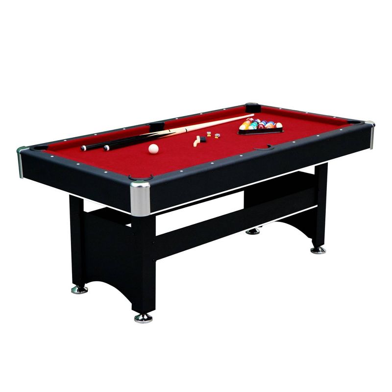 Hathaway Spartan 6' Pool Table with Table Tennis Conversion Top - Black, 2 of 12