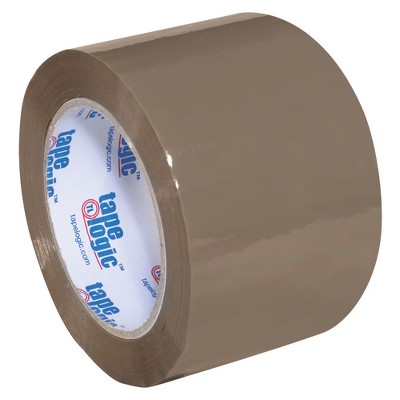 The Packaging Wholesalers Tape Logic Acrylic Tape 2 Mil 3" x 110 yds. Tan 6/Case BS161313