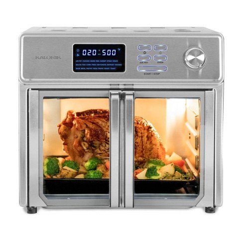 Kalorik French Door Air Fryer 26Qt Digital MAXX 10-in-1 Toaster Oven With  848052006874