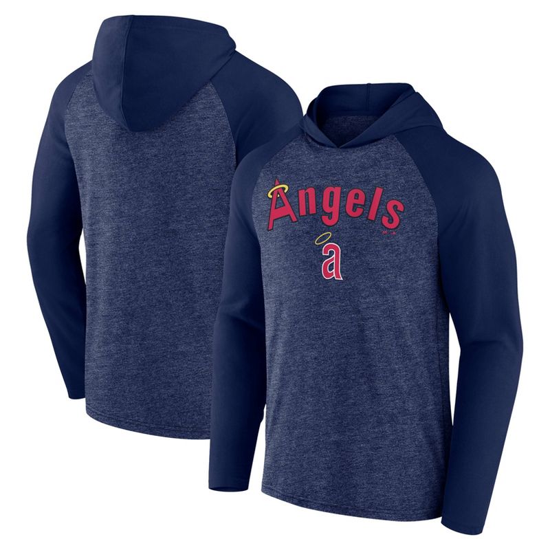 MLB Los Angeles Angels Men&#39;s Lightweight Hooded Sweatshirt, 1 of 4