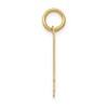 Black Bow Jewelry 14k Yellow Gold, Athletic Collection, Small Polished Number 14 Pendant - 2 of 4