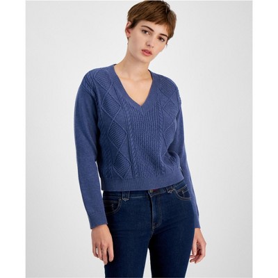 Tommy Hilfiger Womens Cable-Knit Pullover Sweater