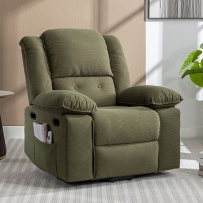 Sofa Chair With Adjustable Massage And Heating Function,Recliners Couch,Sofa Recliner,Lift Chair With Infinite Position And Side Pocket-Maison Boucle