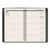Recycled Weekly Block Format Appointment Book, 8.5 x 5.5, Black Cover, 12-Month (Jan to Dec): 2025 - 3 of 4
