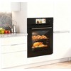 24" Built-In Electric Convection Wall Oven, 2.5 Cu.ft 3000W Single Oven with Steam, Grill & Air Fry Modes, Black. - 2 of 4
