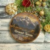 Grand Teton National Park Retro Style Ornament, Wyoming USA Tourist Attraction and Gift| OrnamentallyYou - 4 of 4