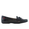Marc Joseph New York | Womens Leather Slip On Diana St Tiebow Driver Loafers - 3 of 4